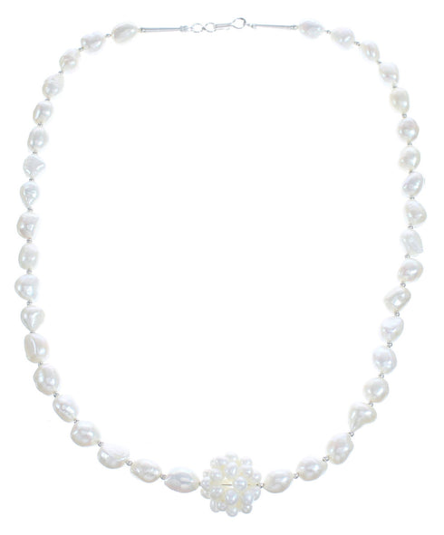 Southwest Fresh Water Pearl Bead Necklace KX121127